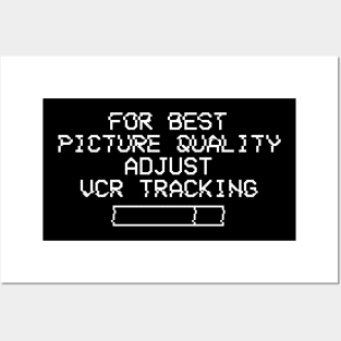 For Best Picture Quality Adjust VCR Tracking Posters and Art